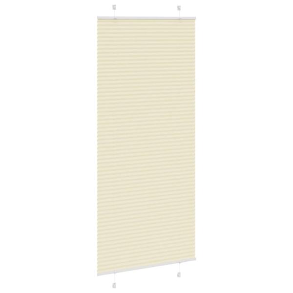 Plissee Creme 90x200 cm Stoffbreite 89,4 cm Polyester