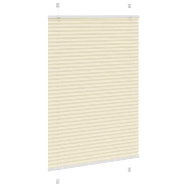 Plissee Creme 100x150 cm Stoffbreite 99,4 cm Polyester