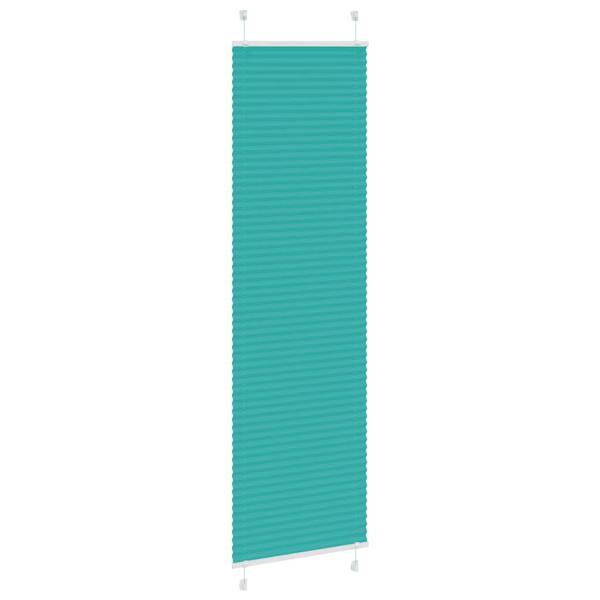 Plissee Petrolgrün 65x200 cm Stoffbreite 64,4 cm Polyester