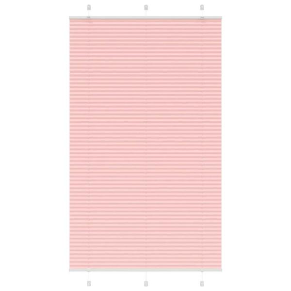ARDEBO.de - Plissee Rosa 115x200 cm Stoffbreite 114,4 cm Polyester