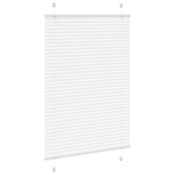 Plissee Weiß 90x100 cm Stoffbreite 89,4 cm Polyester