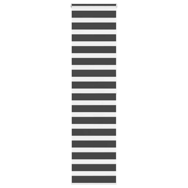 ARDEBO.de - Zebrarollo Schwarz 60x200 cm Stoffbreite 55,9 cm Polyester