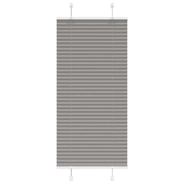 Plissee Anthrazit 65x100 cm Stoffbreite 64,4 cm Polyester