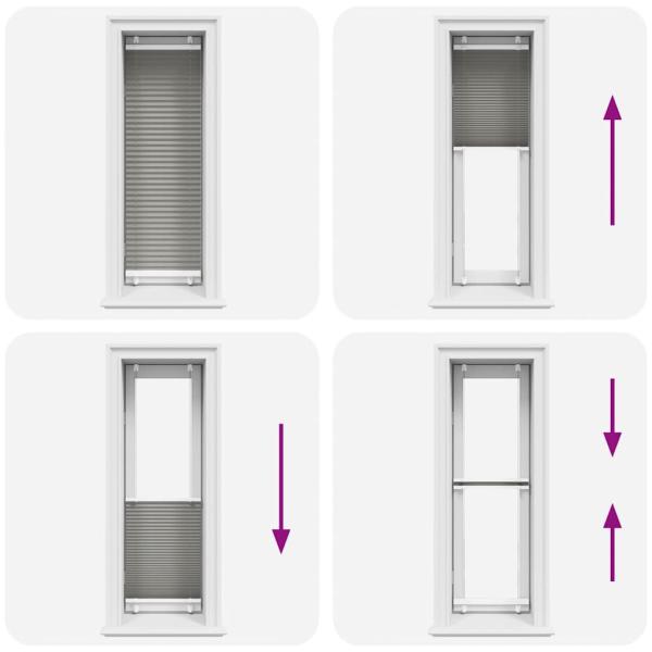 Plissee Anthrazit 50x150 cm Stoffbreite 49,4 cm Polyester