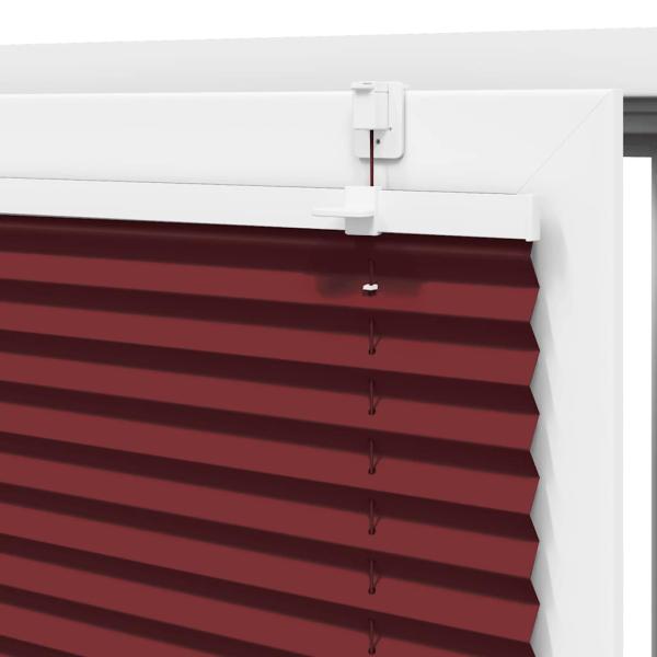 Plissee Bordeauxrot 55x150 cm Stoffbreite 54,4 cm Polyester