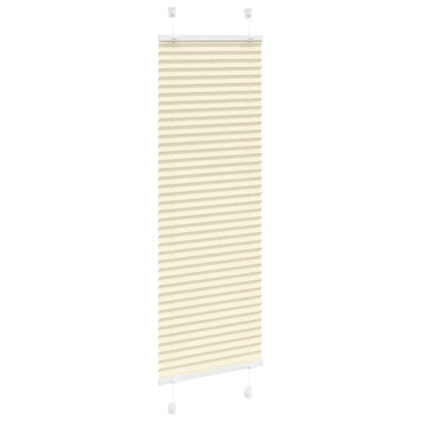 Plissee Creme 50x100 cm Stoffbreite 49,4 cm Polyester