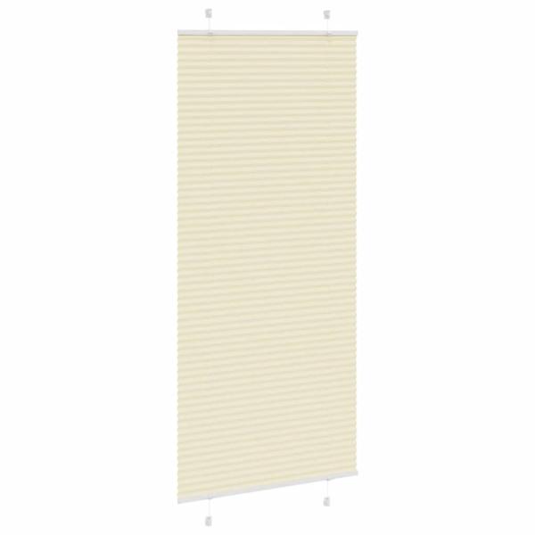 Plissee Creme 95x200 cm Stoffbreite 94,4 cm Polyester