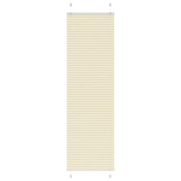 ARDEBO.de - Plissee Creme 65x200 cm Stoffbreite 64,4 cm Polyester