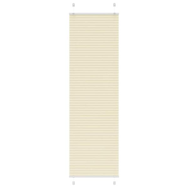 ARDEBO.de - Plissee Creme 55x200 cm Stoffbreite 54,4 cm Polyester