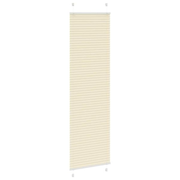 Plissee Creme 55x200 cm Stoffbreite 54,4 cm Polyester