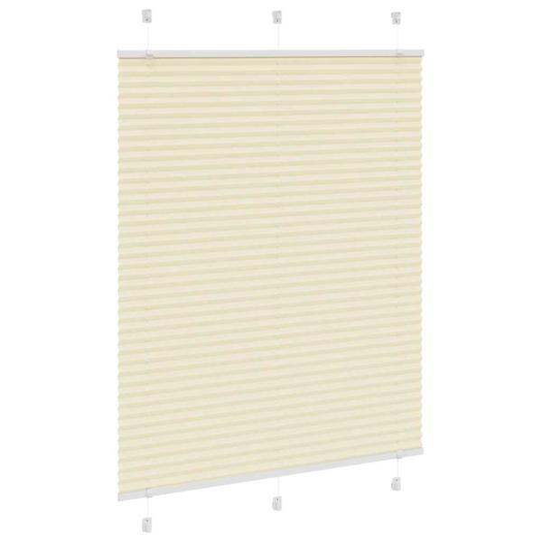 Plissee Creme 110x100 cm Stoffbreite 109,4 cm Polyester