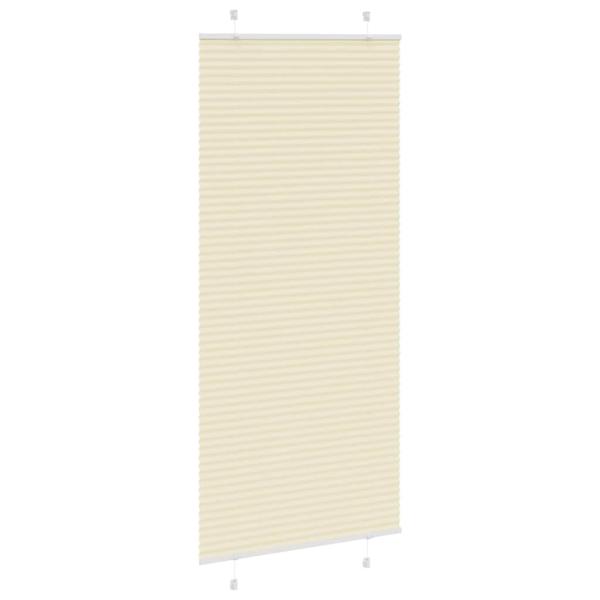Plissee Creme 85x200 cm Stoffbreite 84,4 cm Polyester