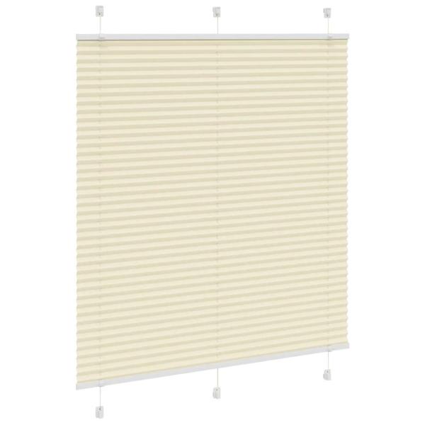 Plissee Creme 120x100 cm Stoffbreite 119,4 cm Polyester