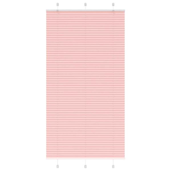 ARDEBO.de - Plissee Rosa 110x200 cm Stoffbreite 109,4 cm Polyester