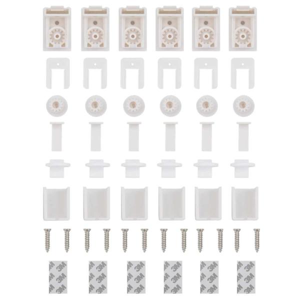 Plissee Rosa 110x200 cm Stoffbreite 109,4 cm Polyester