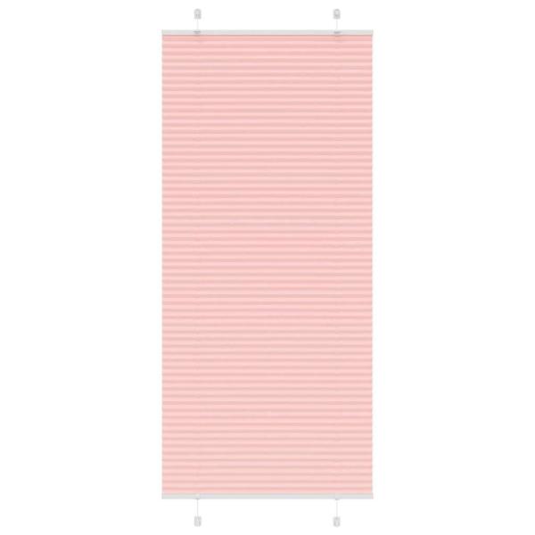 ARDEBO.de - Plissee Rosa 85x200 cm Stoffbreite 84,4 cm Polyester