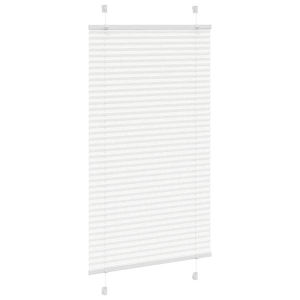 Plissee Weiß 80x150 cm Stoffbreite 79,4 cm Polyester