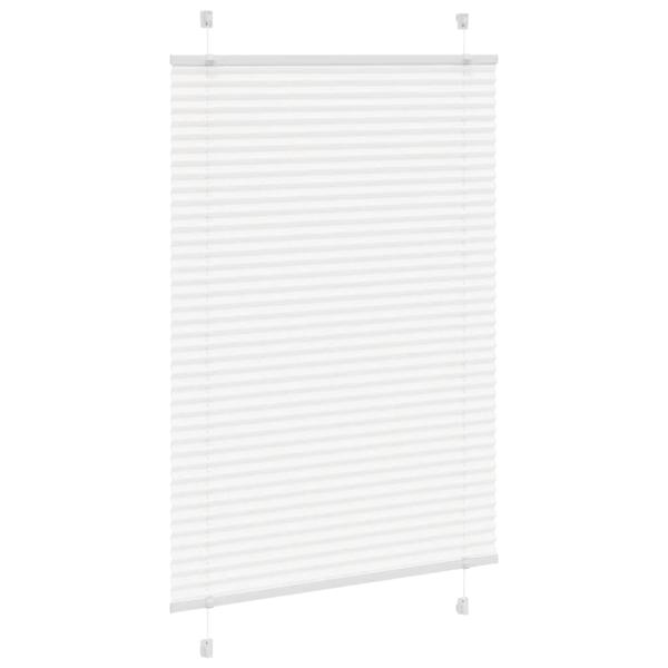 Plissee Weiß 95x100 cm Stoffbreite 94,4 cm Polyester