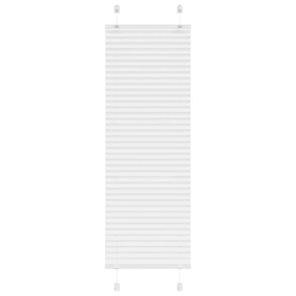 ARDEBO.de - Plissee Weiß 45x150 cm Stoffbreite 44,4 cm Polyester