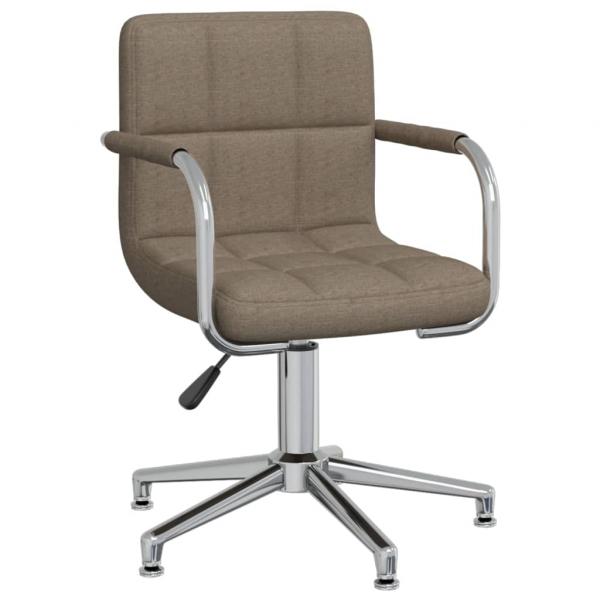 Bürostuhl Drehbar Taupe Stoff