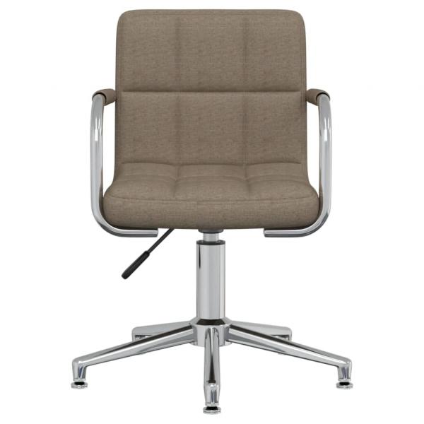 Bürostuhl Drehbar Taupe Stoff
