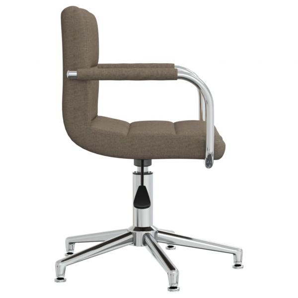 Bürostuhl Drehbar Taupe Stoff
