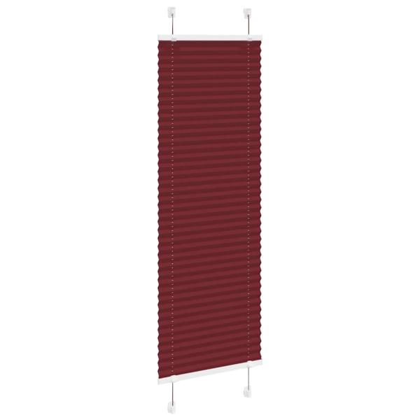 Plissee Bordeauxrot 40x150 cm Stoffbreite 39,4 cm Polyester