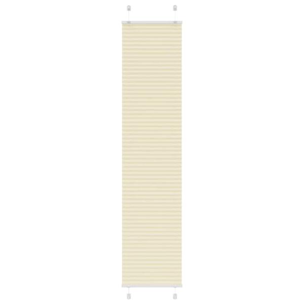 ARDEBO.de - Plissee Creme 50x200 cm Stoffbreite 49,4 cm Polyester