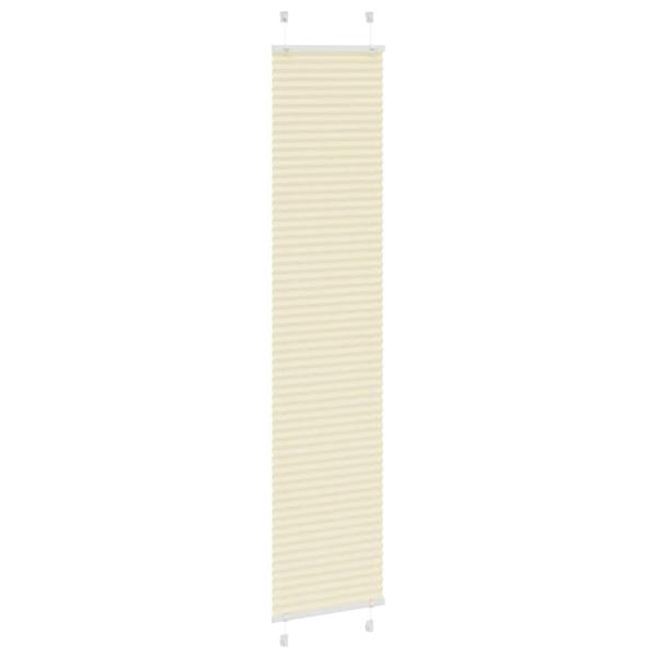 Plissee Creme 50x200 cm Stoffbreite 49,4 cm Polyester
