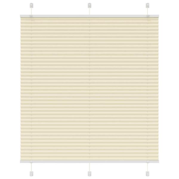 ARDEBO.de - Plissee Creme 115x150 cm Stoffbreite 114,4 cm Polyester