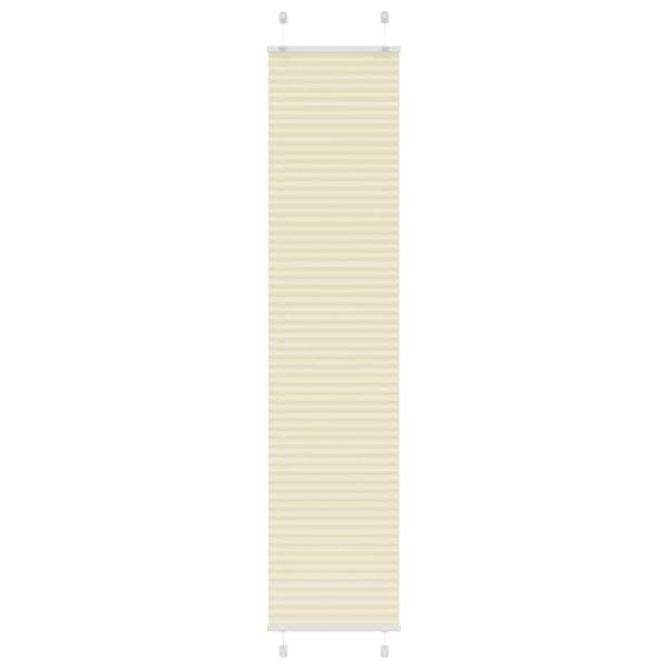 ARDEBO.de - Plissee Creme 40x200 cm Stoffbreite 39,4 cm Polyester