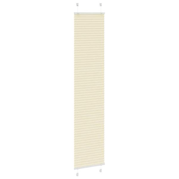Plissee Creme 40x200 cm Stoffbreite 39,4 cm Polyester