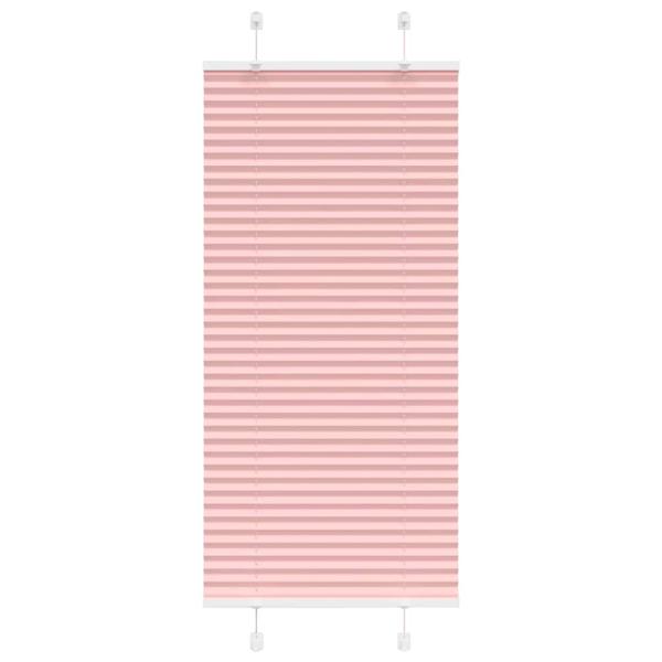 ARDEBO.de - Plissee Rosa 60x100 cm Stoffbreite 59,4 cm Polyester