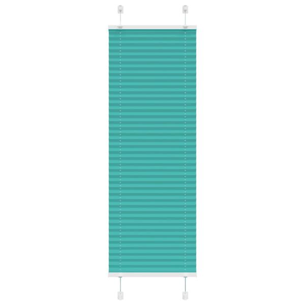 ARDEBO.de - Plissee Petrolgrün 50x150 cm Stoffbreite 49,4 cm Polyester