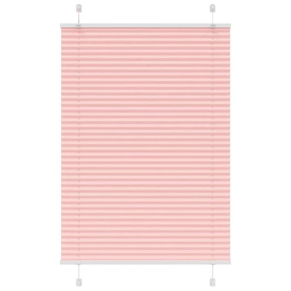 ARDEBO.de - Plissee Rosa 90x150 cm Stoffbreite 89,4 cm Polyester