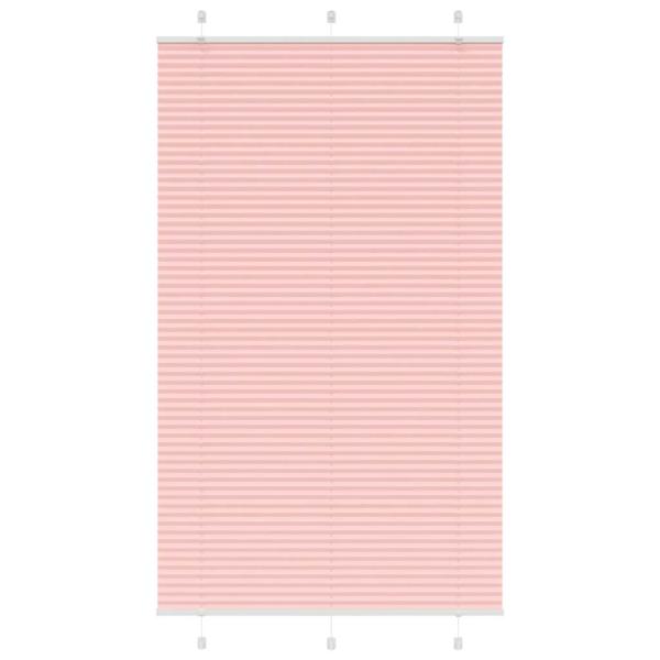 ARDEBO.de - Plissee Rosa 120x200 cm Stoffbreite 119,4 cm Polyester