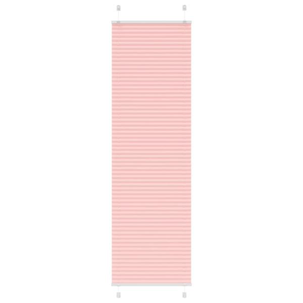 ARDEBO.de - Plissee Rosa 60x200 cm Stoffbreite 59,4 cm Polyester