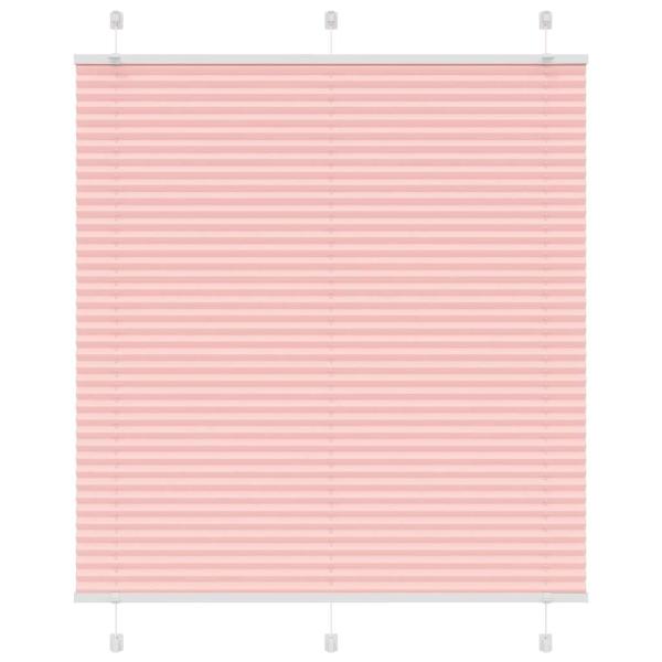 ARDEBO.de - Plissee Rosa 120x150 cm Stoffbreite 119,4 cm Polyester