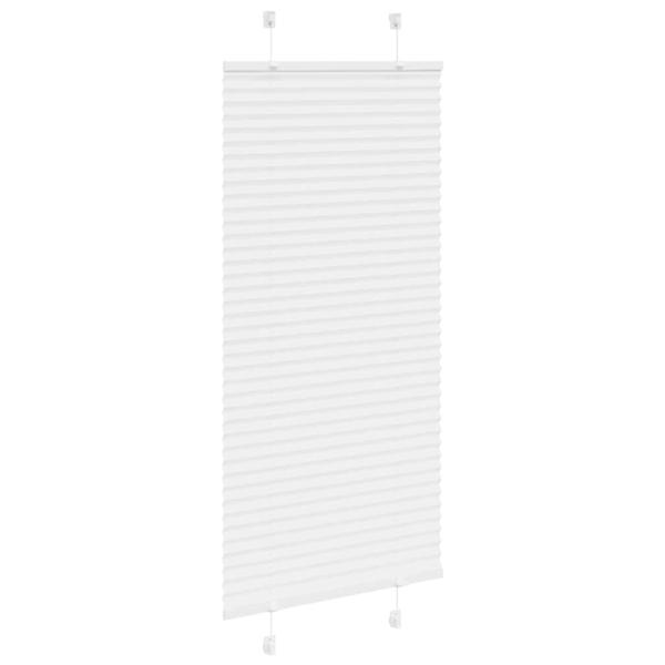 Plissee Weiß 65x150 cm Stoffbreite 64,4 cm Polyester