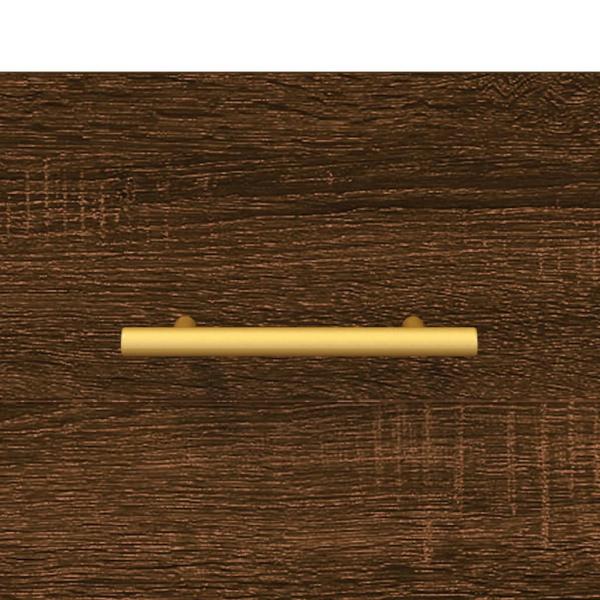 Wand-Nachttisch Braun Eichen-Optik 35x35x20 cm