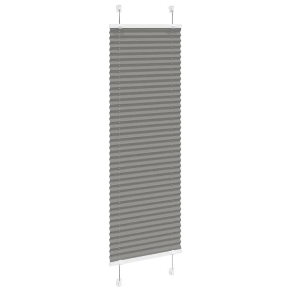 Plissee Anthrazit 50x100 cm Stoffbreite 49,4 cm Polyester