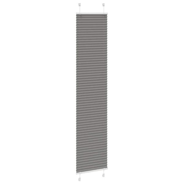 Plissee Anthrazit 50x200 cm Stoffbreite 49,4 cm Polyester