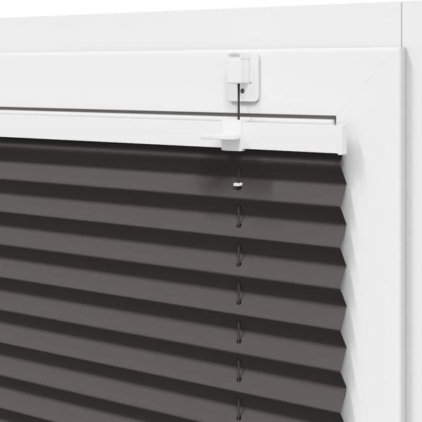 Plissee Schwarz 70x100 cm Stoffbreite 69,4 cm Polyester