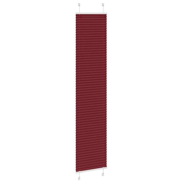 Plissee Bordeauxrot 45x200 cm Stoffbreite 44,4 cm Polyester