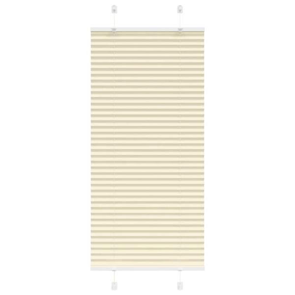 ARDEBO.de - Plissee Creme 65x100 cm Stoffbreite 64,4 cm Polyester