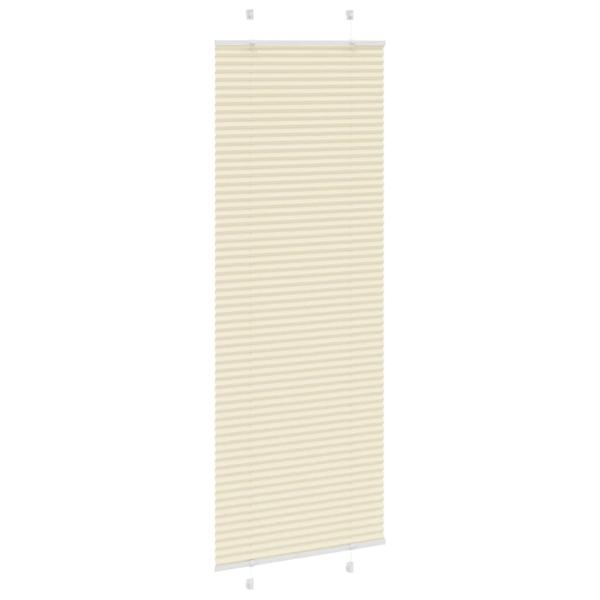 Plissee Creme 80x200 cm Stoffbreite 79,4 cm Polyester