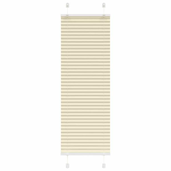 ARDEBO.de - Plissee Creme 45x150 cm Stoffbreite 44,4 cm Polyester