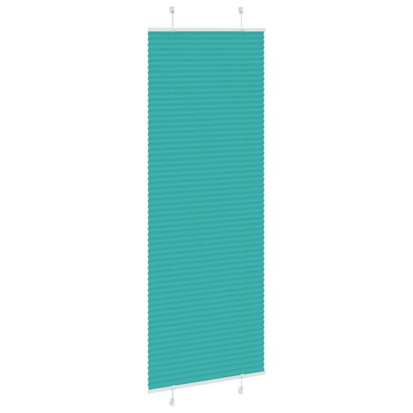 Plissee Petrolgrün 75x200 cm Stoffbreite 74,4 cm Polyester
