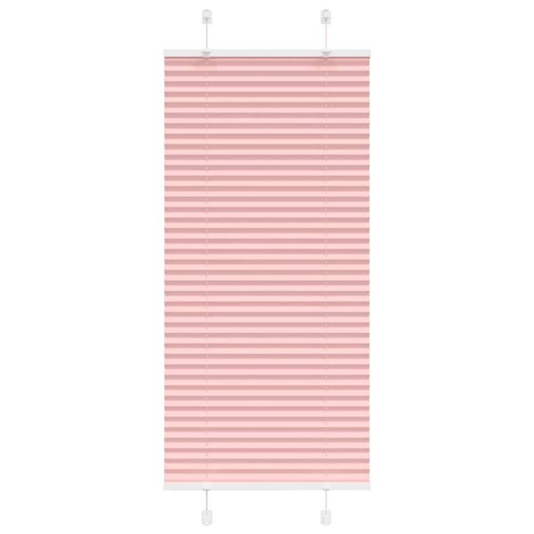 ARDEBO.de - Plissee Rosa 65x100 cm Stoffbreite 64,4 cm Polyester
