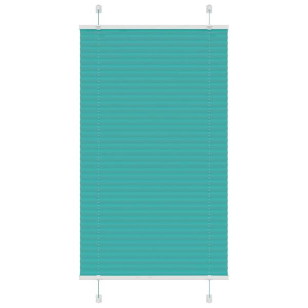 ARDEBO.de - Plissee Petrolgrün 80x150 cm Stoffbreite 79,4 cm Polyester